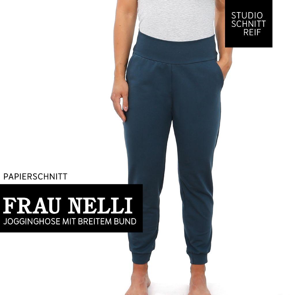 Papierschnittmuster Jogginghose Frau Nelli XS-XXL