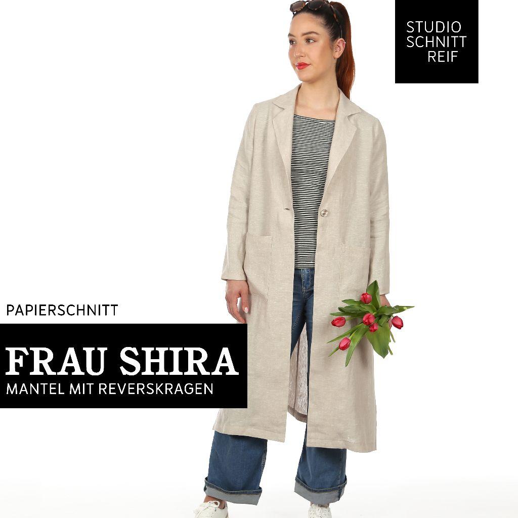Papierschnittmuster Sommermantel Frau Shira XS-XXL