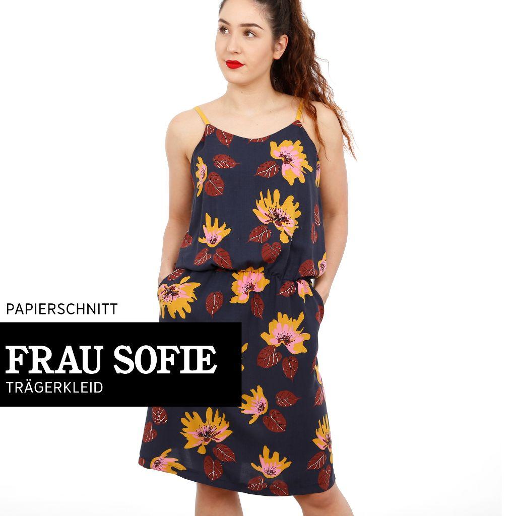 Papierschnittmuster Trägerkleid Frau Sofie XS-XL