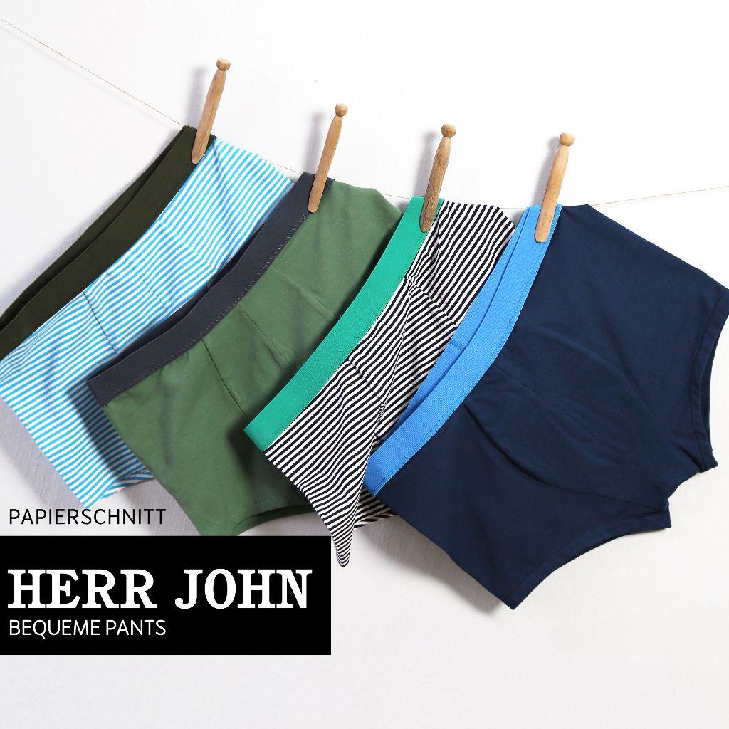 Papierschnittmuster Männer Pant Herr John S-XXL