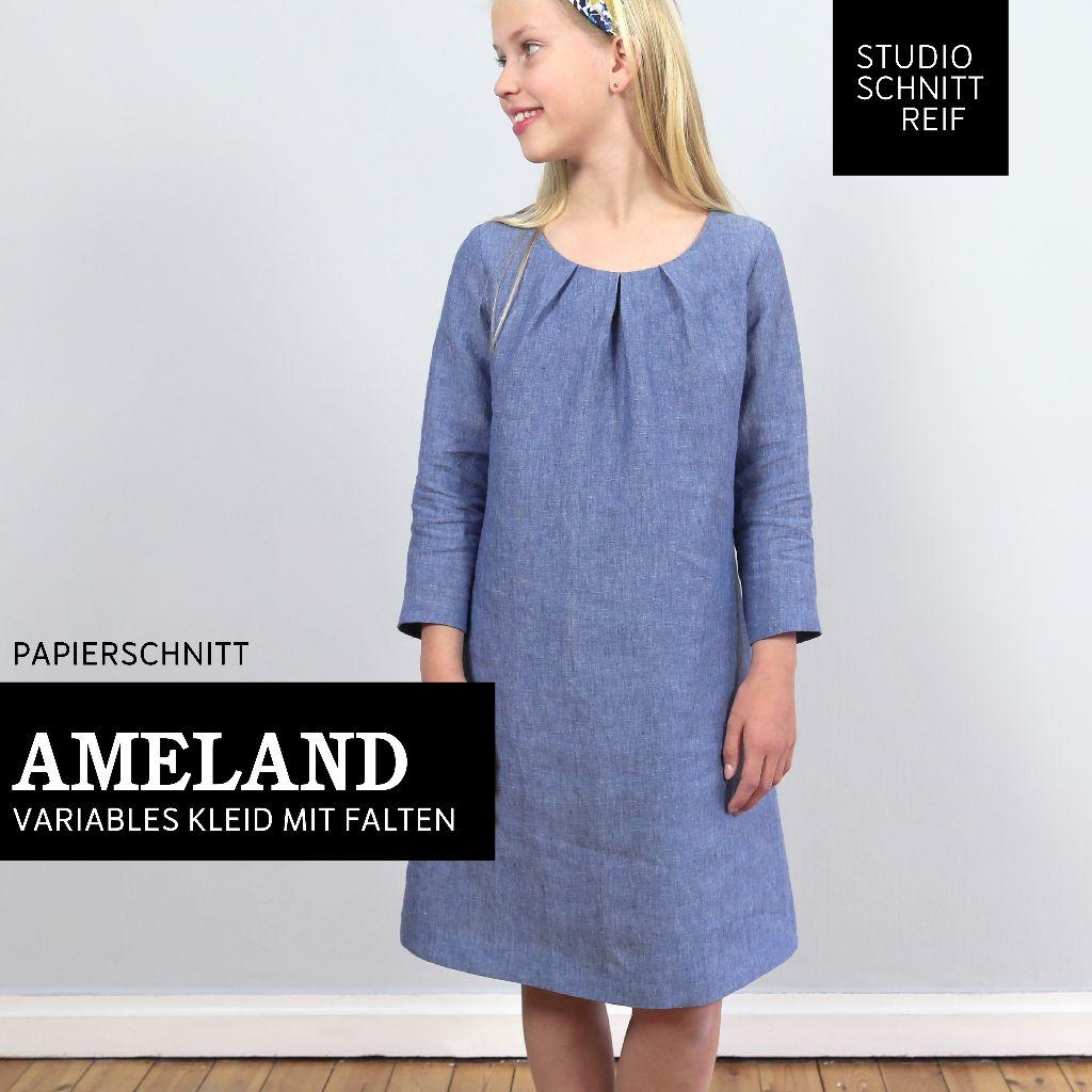 Papierschnittmuster Kleid Ameland Gr. 86-152