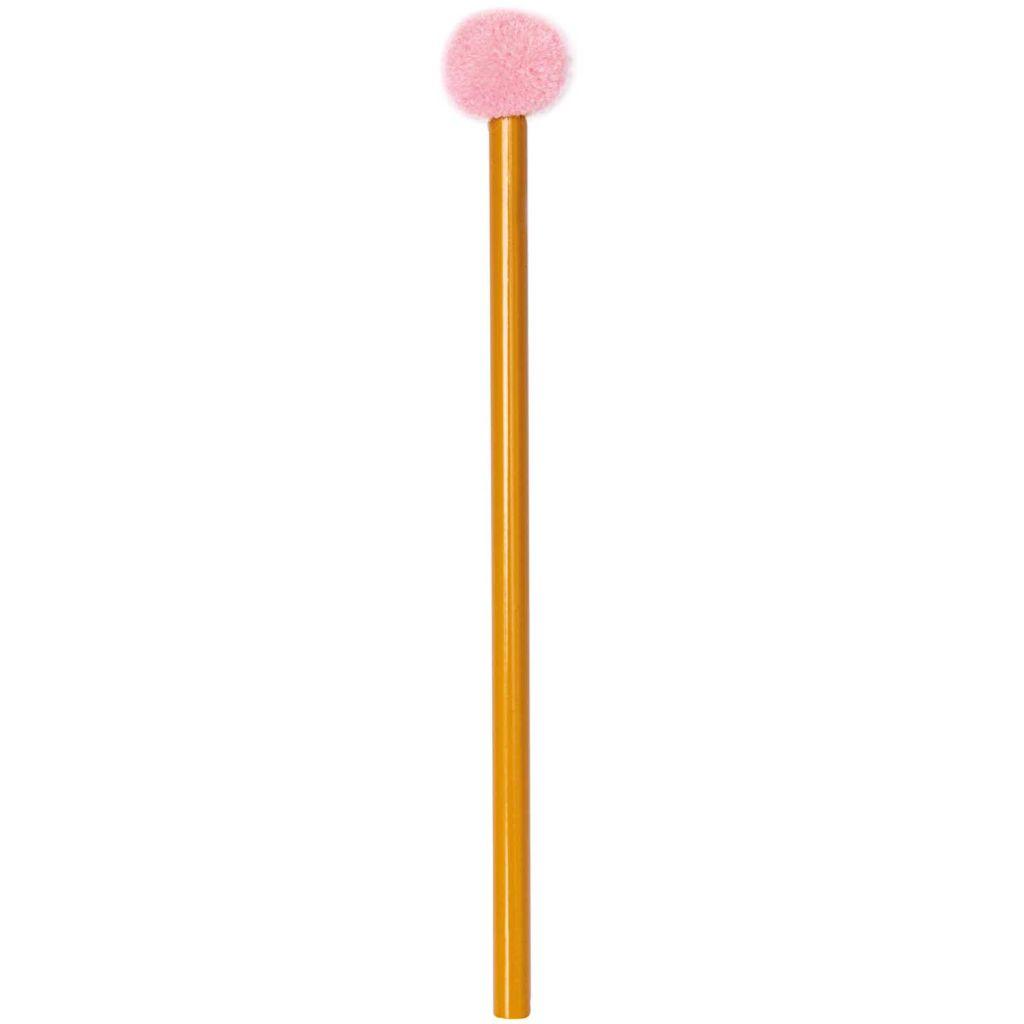 Bleistift mit Pompon karamell