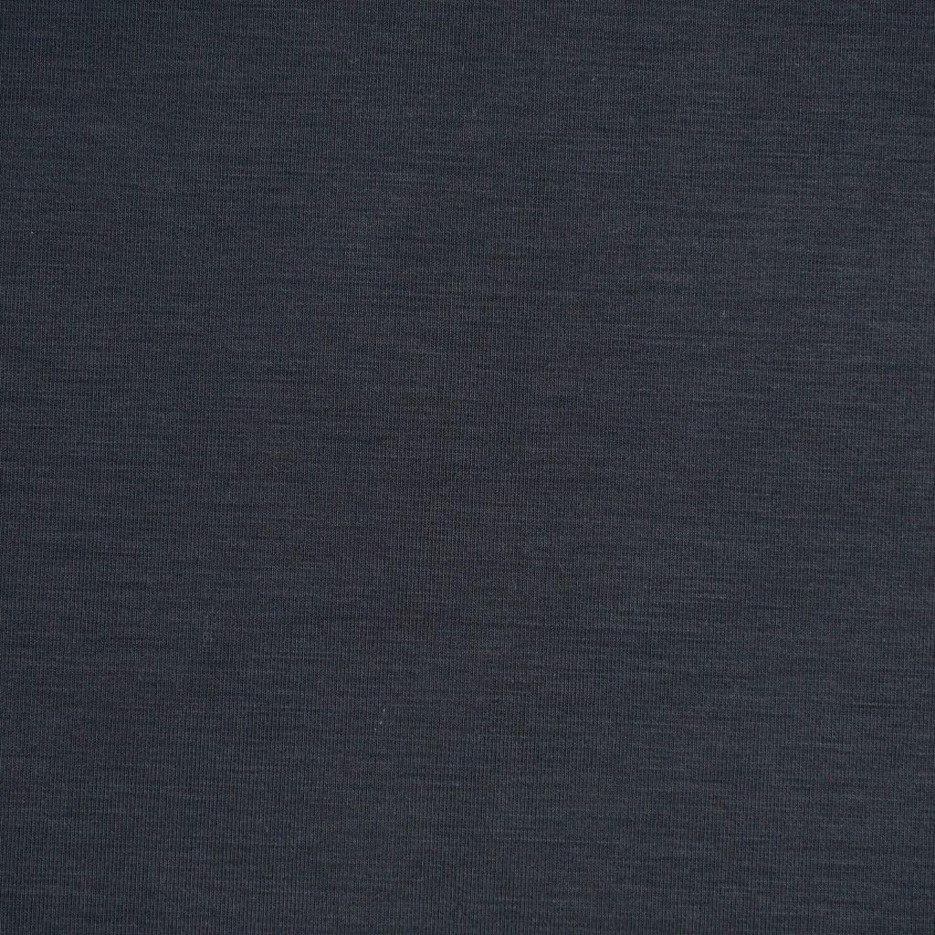 Bambus-Fleece Frottee Doubleface jeansblau